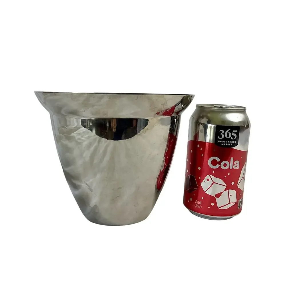 Vintage Stainless Ice Bucket / Wine Cooler
